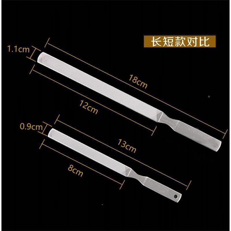厂促升级版四面指甲锉打磨美条锈C钢挫刀搓甲甲工不具修脚锉刀修