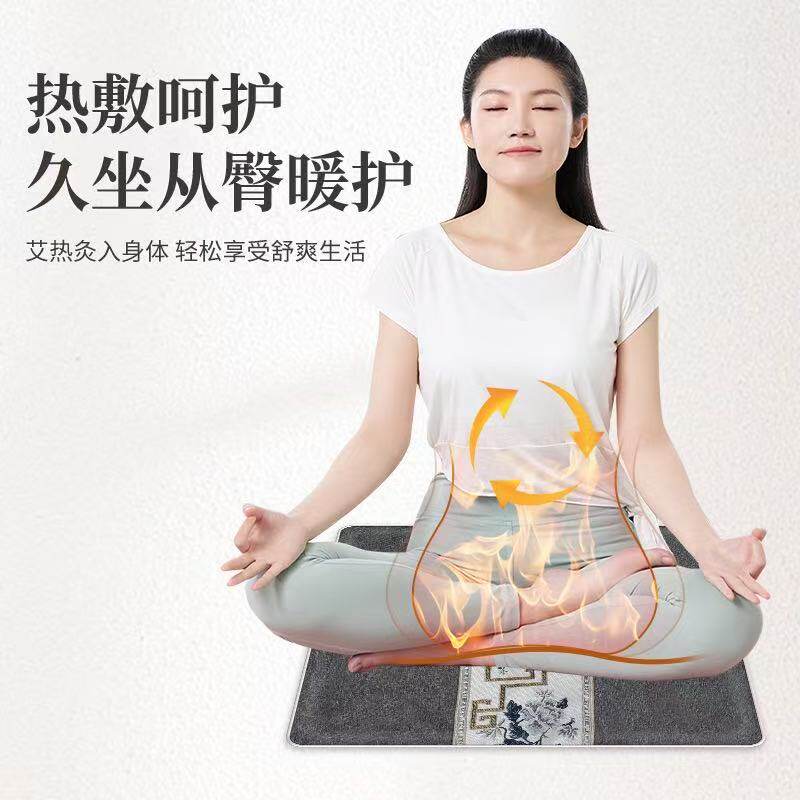 艾灸坐垫电加热温灸器具家用护腰热敷艾灸仪久坐从臀暖护