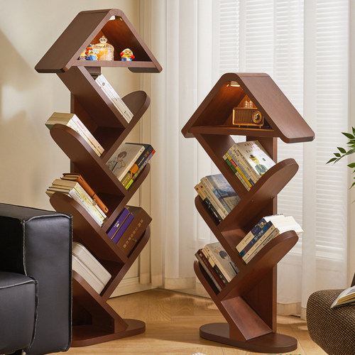 【多层Y型创意书架】纯进口实木