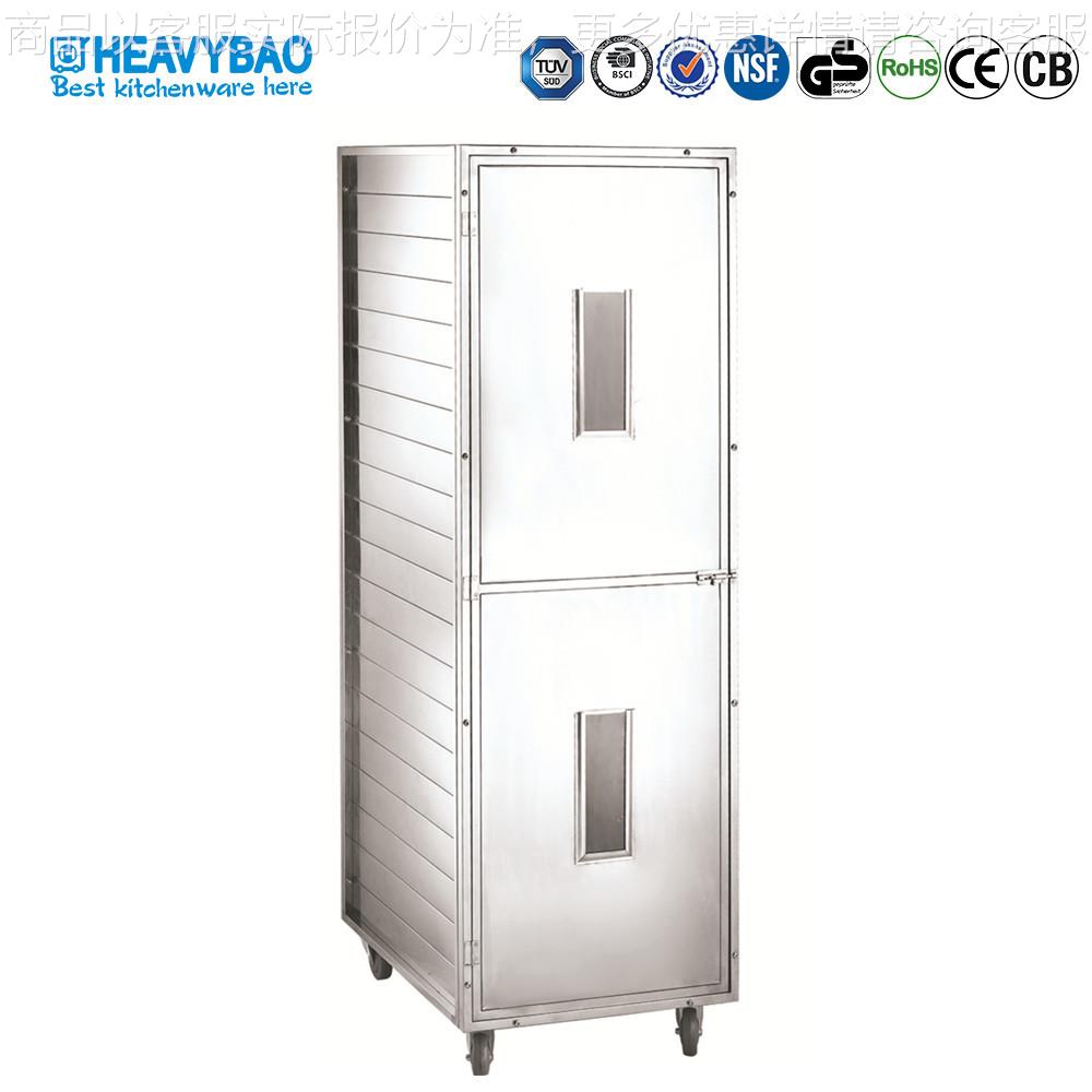 恒丽宝加厚型不锈钢烤盘架子车箱体式层架车 推车架