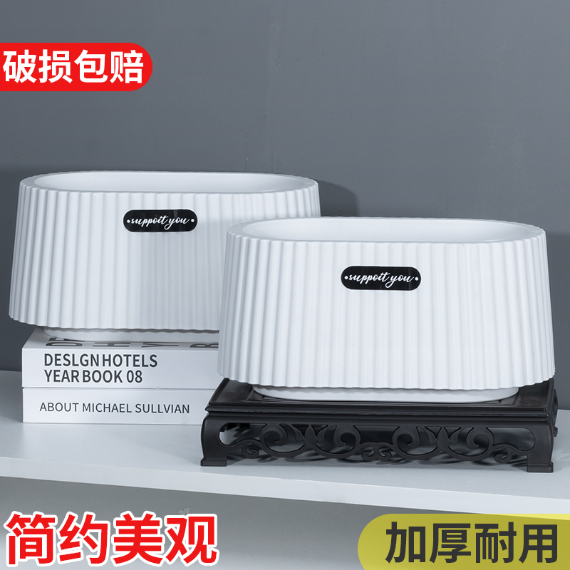 塑料简约大口径加厚耐用花盆