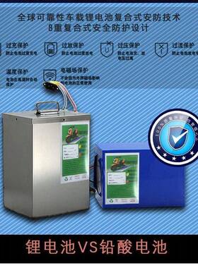 动车电YPP048v60v64电v72v20ah磷池酸铁锂锂电池6v20ah三轮车电瓶