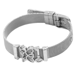 10mm不锈钢手表链式手链 DIFY简约爱心手链送朋友饰品