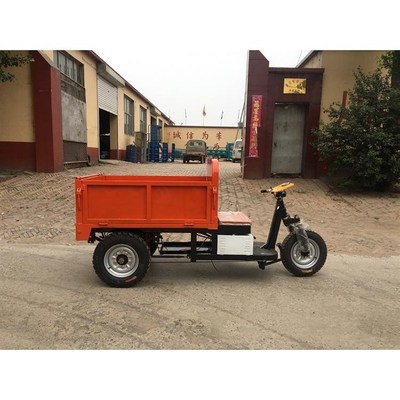 厂促电动三轮车农用三轮车三马拉车程建筑工车自三轮卸车养殖场粪