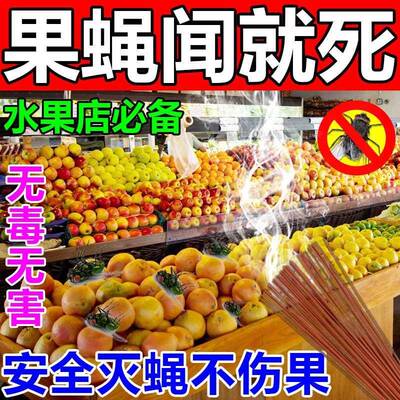 果蝇星12424闻水果店果蝇蚊香苍蝇香无味一死灭超市专克用特效灭