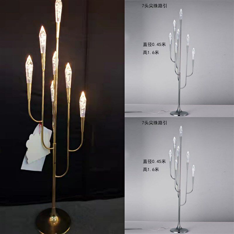 2023新款铁艺婚庆道具水晶发光7头尖珠路引婚礼摆件迎宾区装饰灯,节庆用品/礼品,路引,淘宝优惠券,粉丝福利购,淘宝优惠卷