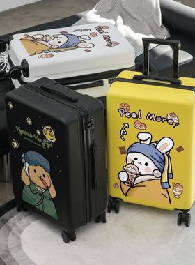 可爱动漫学生拉杆箱卡通登机箱子小清新旅行箱包韩版印花行李箱女