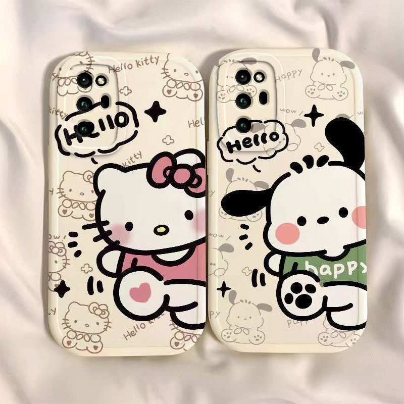 凯蒂猫帕恰狗荣耀V30pro手机壳新款华为HonorV40轻奢版硅胶保护套v20全包防摔软外壳v3Opor可爱V10男女情侣