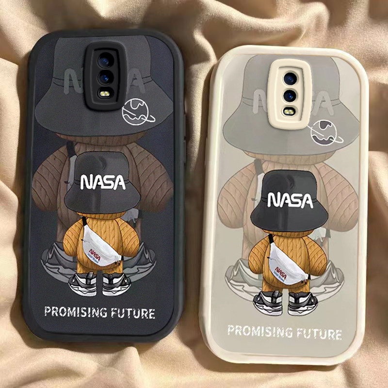 背影潮熊oppor17手机壳新款opopr15梦境标准版可爱R11全包防摔opr11s软硅胶套R9sk卡通r17pro男r15x女r9m情侣