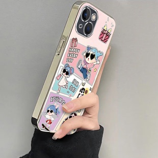 适用华为NZONE50Pro手机壳好运女孩SP210硅胶软全包边智选5G中国移动卡通新款网红zone50por防摔可爱外壳潮