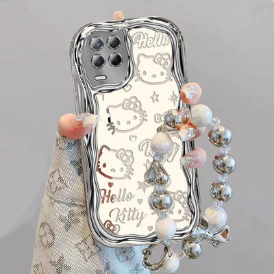 适用真我realmeQ3i手机壳Q3i硅胶realme套opporealmeQ全包防摔镂空小猫咪男女5G软oppo保护0pp0钢化膜RMX3042