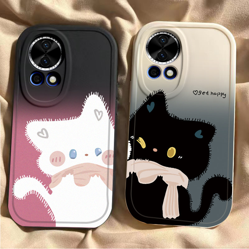 适用华为Nova13手机壳nove13Pro新款保护套navo硅胶novo镜头全包nava防摔not系列男女n0va软外壳后壳甜心猫咪