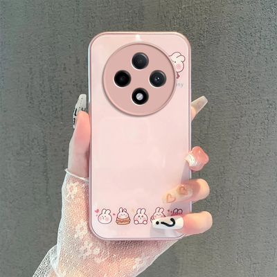 卖萌兔子oppoa3pro手机壳a2/a1/a58新款a93s玻璃壳opopa96硅胶A575G可爱a11x全包a32防摔a72少女a55情侣a9潮