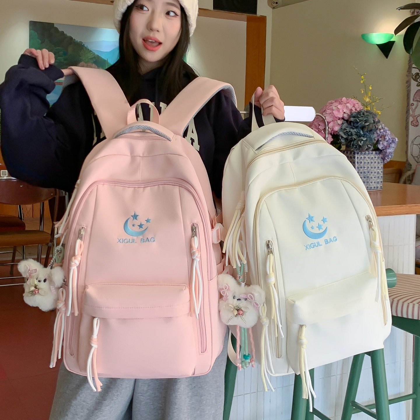 女学生书包大容量轻便双肩包