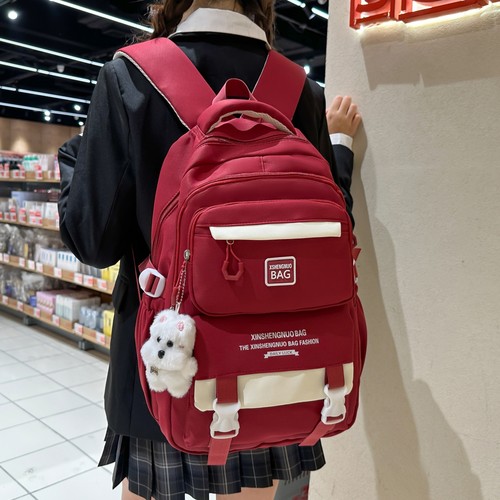 女学生ins大容量书包女双肩包