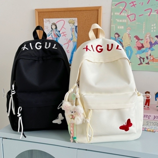 学院风双肩包女学生ins高颜值大容量轻便书包女初中生高中生背包