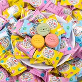 马卡龙夹心饼干单独小包装 多口味散装 小圆饼整箱批发网红休闲零食