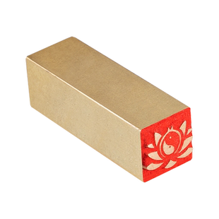 八卦莲 1*1*3 黄铜闲章牙签小章扇面书法书画印章引首压角拦腰章名字姓氏定制刻字