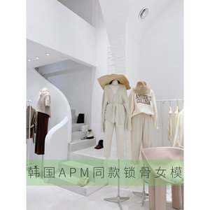 模特架子展示架高档橱窗韩式服装店模特道具女半身韩版婚纱假人台