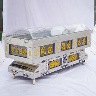 豪华水晶冰棺全铜管强制冷丧葬用品葬礼仪式冷藏储存可移动水晶棺