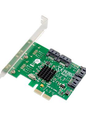 PCIE Marvell SATA Ⅲ 6G 磁盘阵列卡88SE9230芯片扩展卡