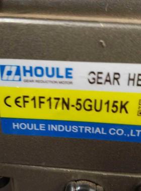 HOULE直角中空中实电机 5IK120W-S23F-GU-XG 5F1-60K-S17N-GU-GIV