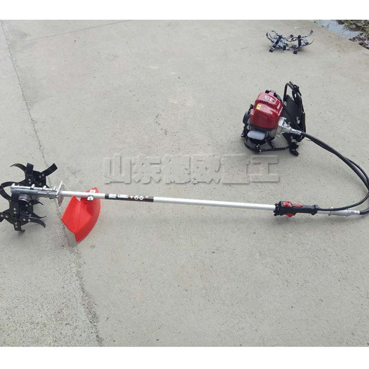 新型便携式果园除草机 小型大棚苗圃割草机 农作物种植松土中耕机