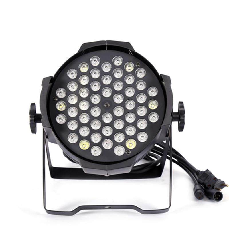 LED帕灯54颗3W足功率全彩par64婚庆舞台酒吧表演染色投光灯光秀