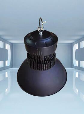 超亮黑色围边双层LED工矿灯厂房仓库车间大功率200W250W工业照明