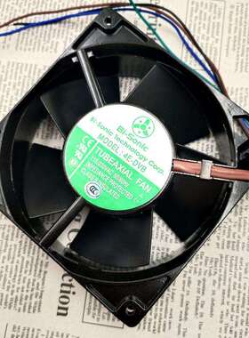 原装百瑞BiSonic 4EDVB 115/230V 12038全金属双电压散热风扇