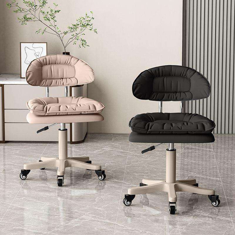 家用滑轮院椅子靠背椅凳美甲化妆滑轮旋转升降理发店椅