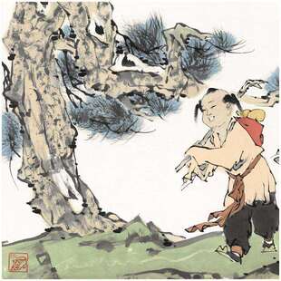 厂家直供老子出关艺术微喷客厅书房装饰画范曾名人字画画芯