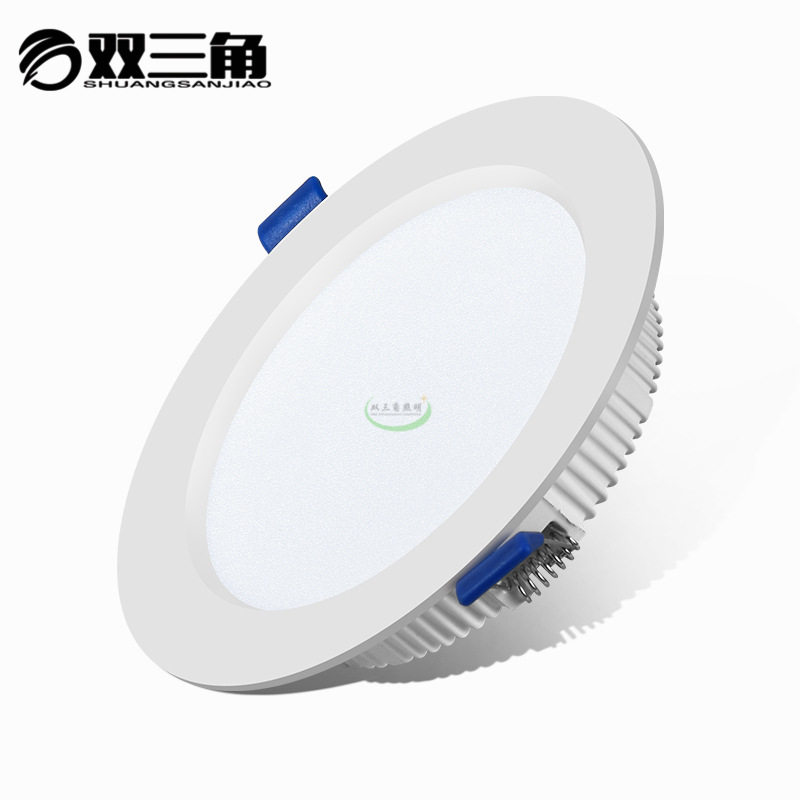 嵌入式led筒灯孔灯2.5寸4一体化12w7.5厘米压铸铝防雾天花灯洞灯