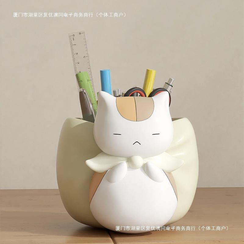 大容量可爱收纳盒桌面学生创意轻奢男孩女孩笔筒娘口三三包邮