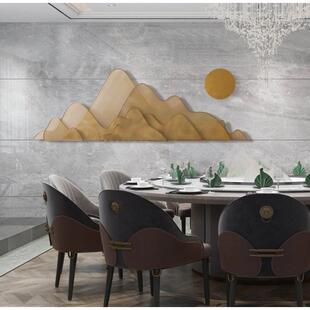 轻奢新中式大型网山金属铁艺壁饰壁挂墙面装饰挂件墙上装饰品意赛