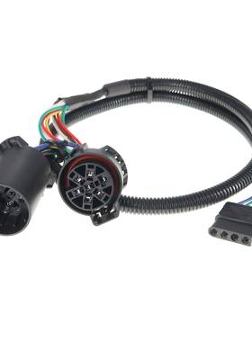 美式5针拖车线束配原车拖车7针接头拖车连接器总长41inch