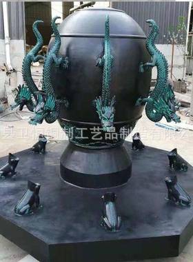 纯铜地动仪浑天仪雕塑铸铜铸铁镂空装饰校园古代四大发明景观雕塑