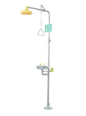 汉盾HD-EY611复合式冲淋洗眼器（304不透钢+305盆）