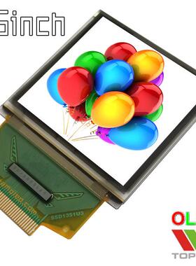 1.5寸彩色oled液晶显示屏30脚接插topwin拓微UG2828GDEDF11小尺寸