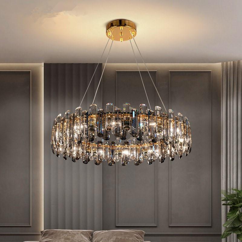 后现代轻奢水晶吊灯客厅灯现代简约个性创意大气高档餐厅卧室灯具
