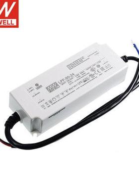 明纬LED电源LPF-90-2490W24V3.75A塑壳IP67有PFC功能