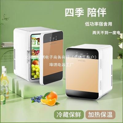 迷你小冰箱载小型家用宿舍办公室学生母乳车家两用冷藏单人用冷冻