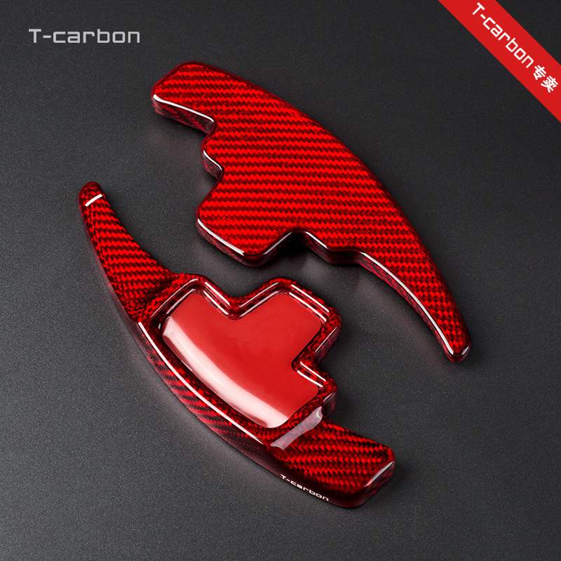 T-Carbon碳纤维方向盘换挡拨片适用奔驰老C级GLAGLK15年前E级拨片