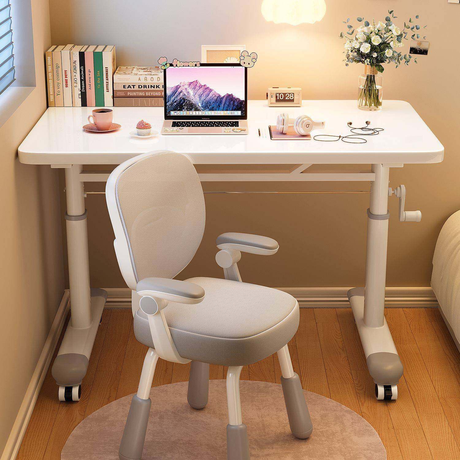 升降电脑桌移动台式办公桌简易出租屋桌子学生家用书桌卧室学习桌,特色手工艺,其他特色工艺品,淘宝优惠券,粉丝福利购,淘宝优惠卷