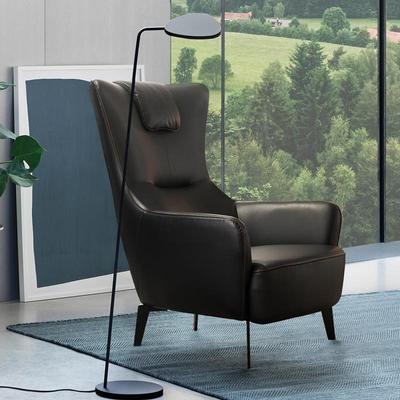 HFC-424B北欧简约单人沙发椅椅现代卧室靠背单座家用老虎