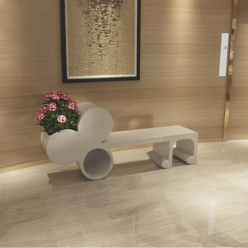 不锈钢玻璃钢人物卡通IP公仔圆雕浮雕树池花盆座椅雕塑