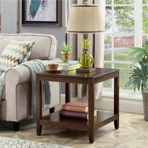 众之亿简约沙发边几柜小桌子客厅角几实木小茶几美式家用方几角柜