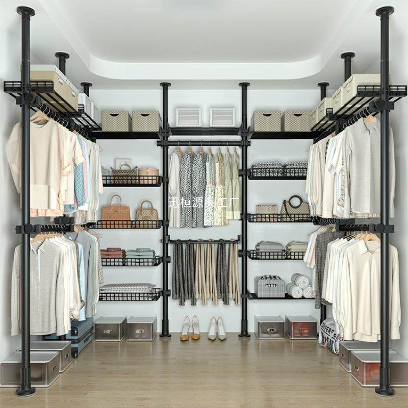 顶天立地衣柜晾衣架置物架置衣架挂衣架落地室内卧室家用伸缩杆子,自行车/骑行装备/零配件,更多零件/配件,淘宝优惠券,粉丝福利购,淘宝优惠卷