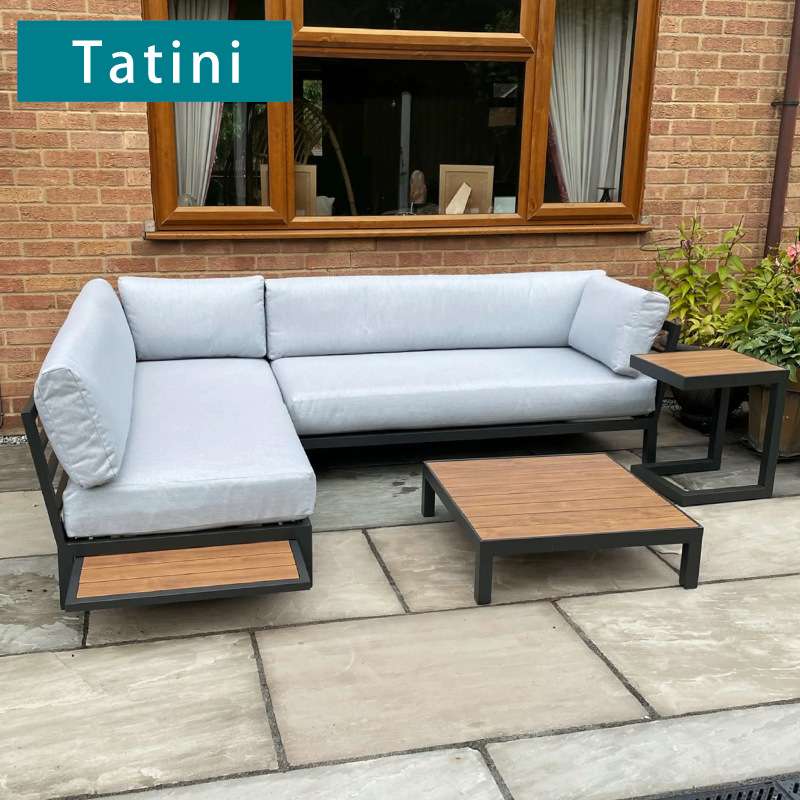 户外沙发庭院花园露天休闲区外摆设计师别墅露台铝合金沙发组合