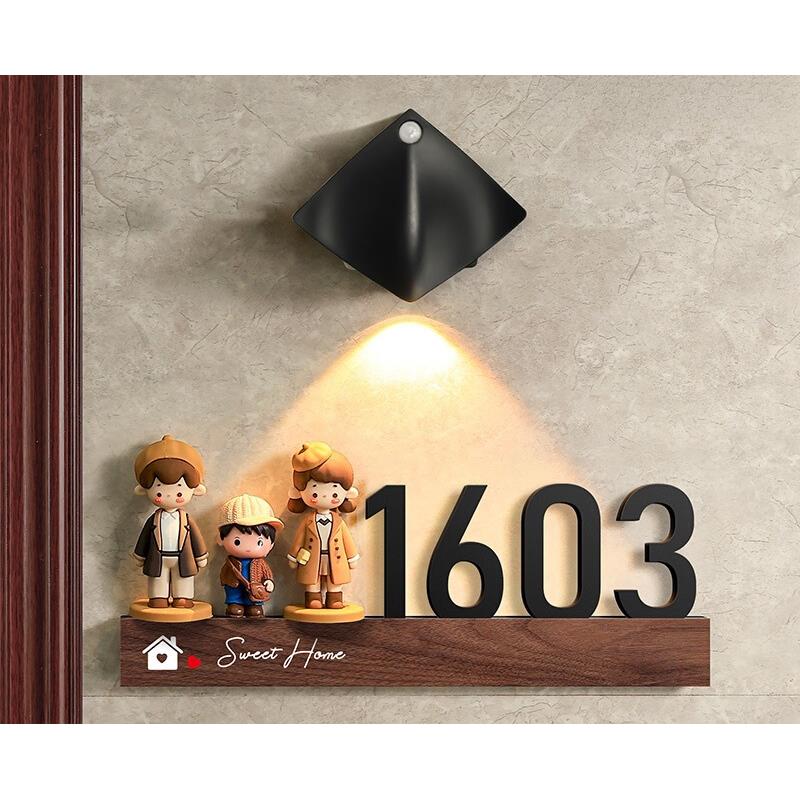 门牌号码牌家用创意个性2025年新款入户高档轻奢家门口装饰可